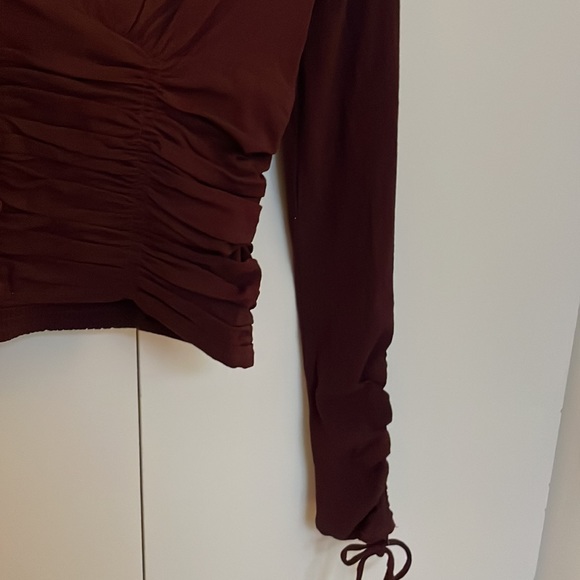 Beautiful maroon Free People blouse - Picture 3 of 4